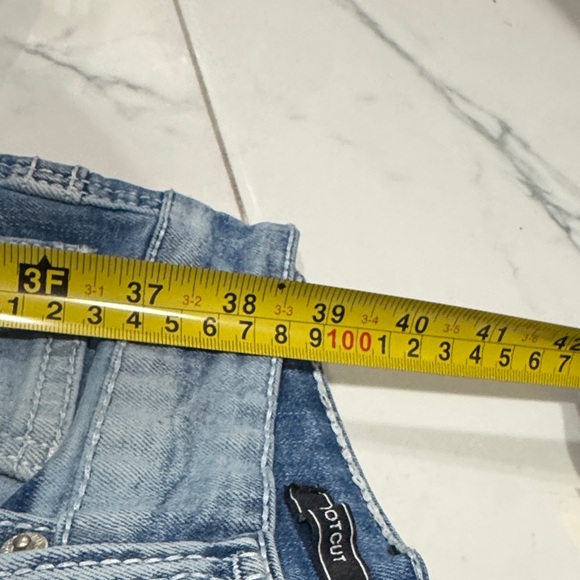 Men's Light Blue Flare Jeans - Picture 7 of 8